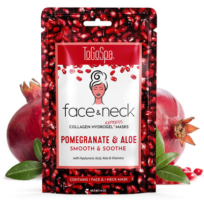 Pomegranate & Aloe Face & Neck Express Masks