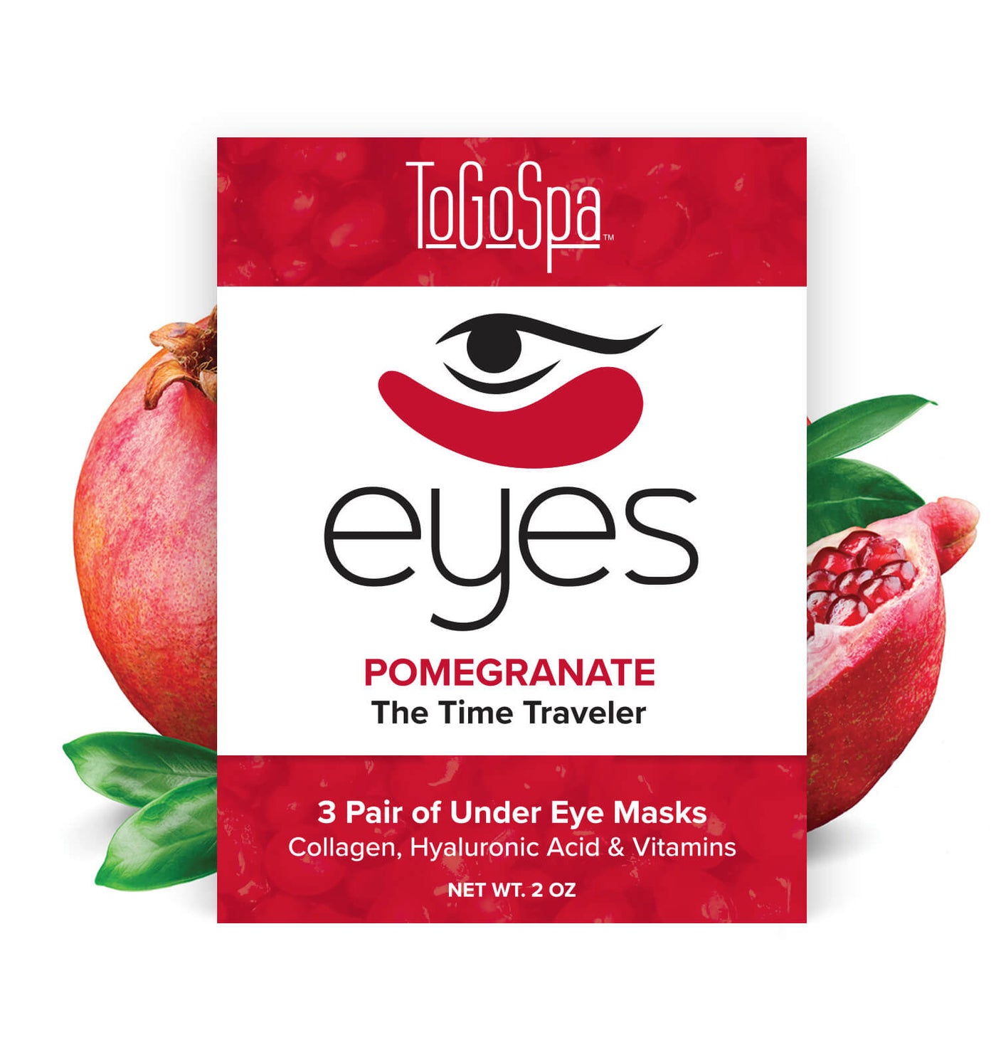 Pomegranate Eyes mask 3 pair