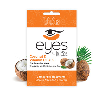 Wholesale Coconut + Vitamin D EYES Back Bar - For Professional Use (40 treatments)
