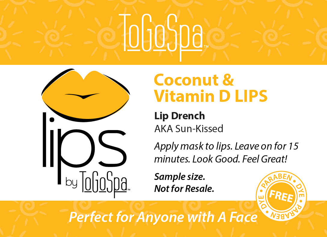 Wholesale Coconut + Vitamin D Lips Promotional Giveaway Singles (40 treatments)