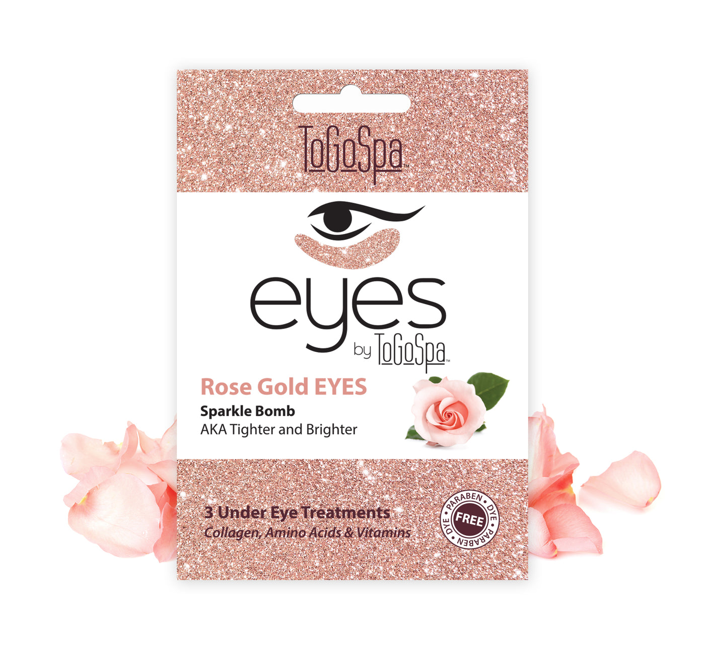 Wholesale Rose Gold EYES Back Bar - For Professional Use (40 Treatments)