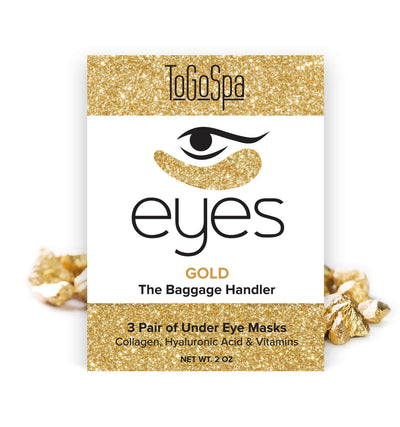 ToGoSpa 24k Gold Eyes Mask 3 Pair