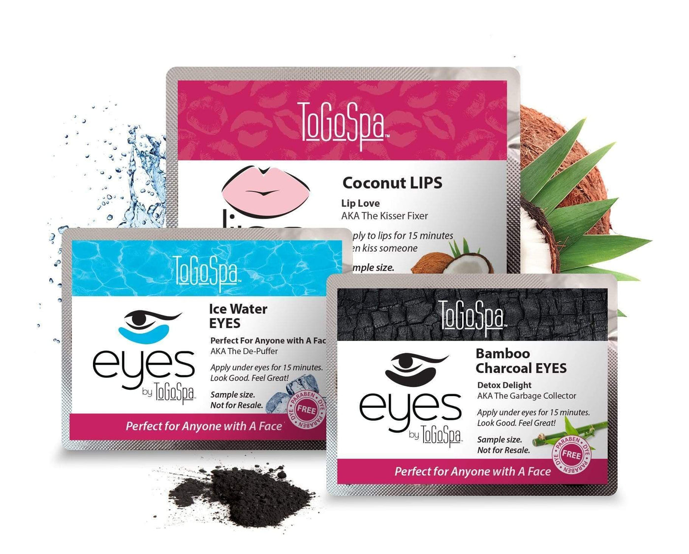ToGoSpa wholesale Wholesale Eyes and Lips Promotional Giveaway Singles
