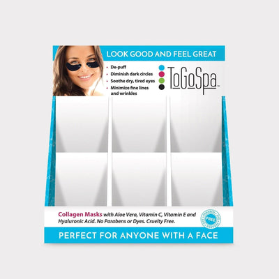 ToGoSpa wholesale Wholesale Small Display, EMPTY BLUE